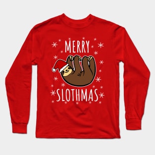 Merry Slothmas Long Sleeve T-Shirt